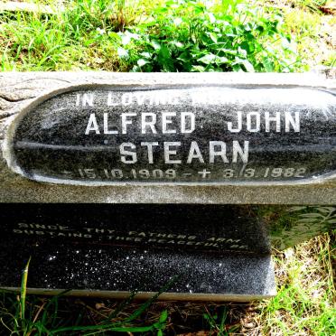 STEARN Alfred John 1909-1982