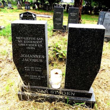 STADEN Johannes Jacobus, van 1926-2002