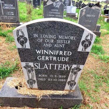 SLATTERY Winnifred Gertrude 1899-1988