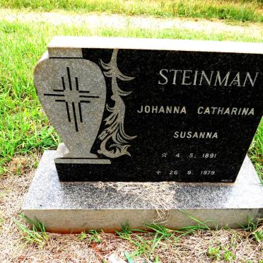 STEINMAN Johanna Catharina Susanna 1891-1979