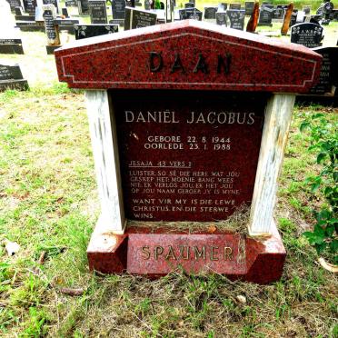 SPAUMER Daniel Jacobus 1944-1988