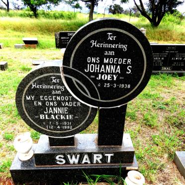 SWART Jannie 1931-1982 & Johanna S. 1938