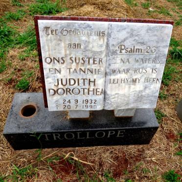 TROLLOPE Judith Dorothea 1932-1990