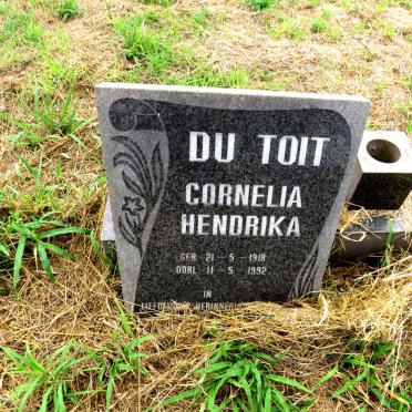 TOIT Cornelia Hendrika, du 1918-1992