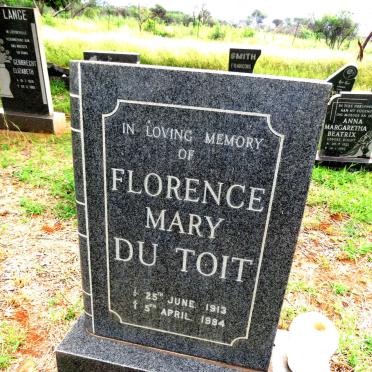 TOIT Florence May, du 1913-1984