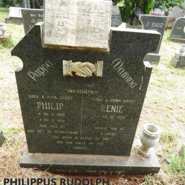 TOIT Philip, du 1919-1991 & Renie 1920-