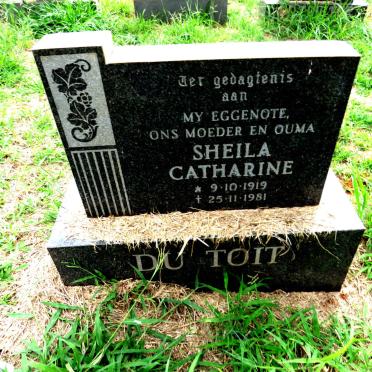 TOIT Sheila Catharine, du 1919-1981