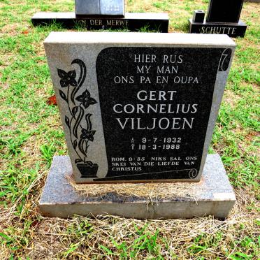 VILJOEN Gert Cornelius 1932-1988
