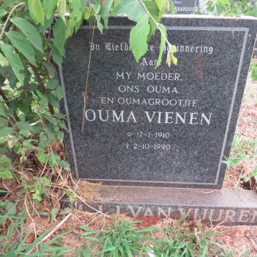 VUUREN Vienen ?, van 1910-1990