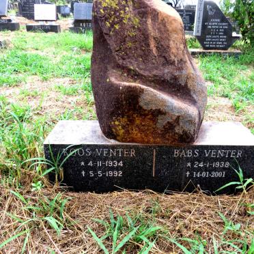 VENTER Koos 1934-1992 & Babs 1938-2001