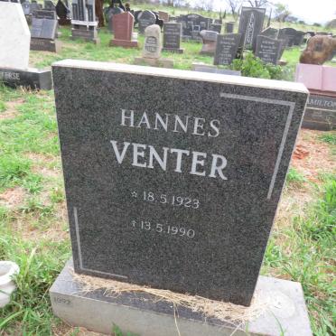 VENTER Hannes 1923-1990