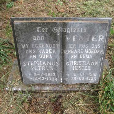 VENTER Stephanus Petrus 1913-1994 & Christiaan Hester 1918-1996