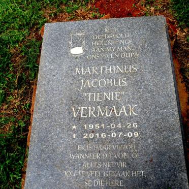 VERMAAK Marthinus Jacobus 1951-2016