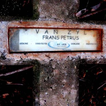 ZYL Frans Petrus, van 1930-2009