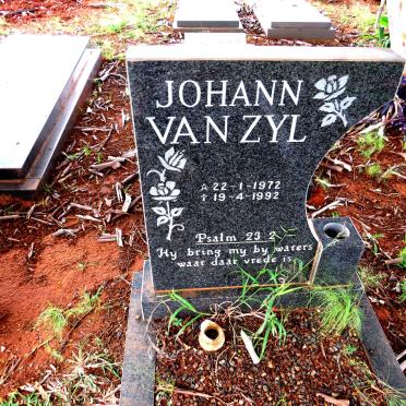 ZYL Johann, van 1972-1992