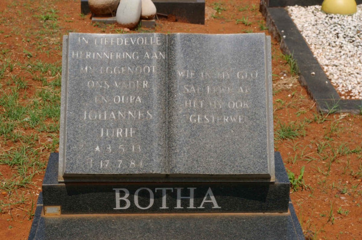 BOTHA Johannes Jurie 1913-1984
