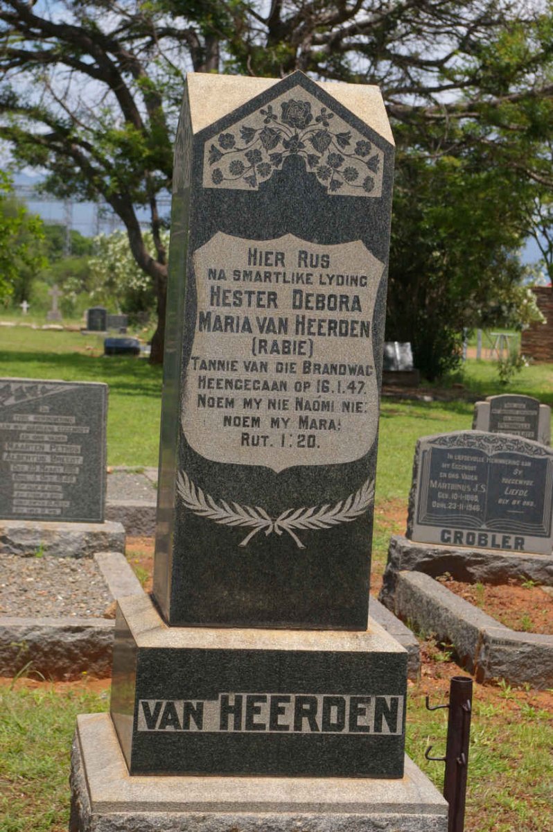 HEERDEN Hester Debora Maria, van nee RABIE  -1947