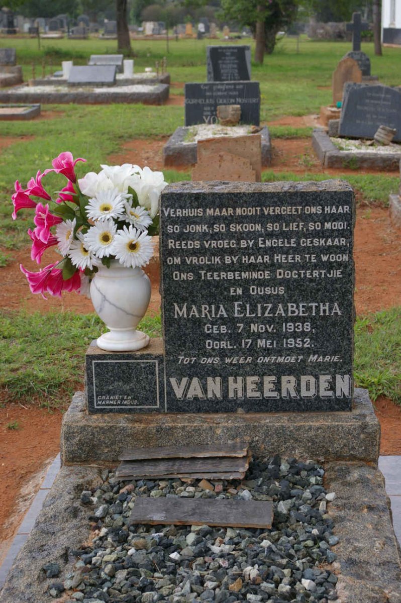HEERDEN Maria Elizabetha, van 1938-1952