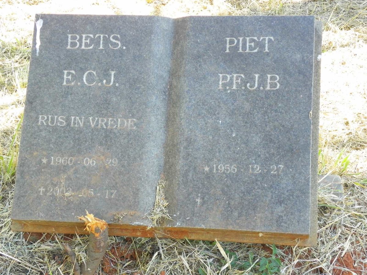? P.F.J.B. 1956- &amp; E.C.J. 1960-2002