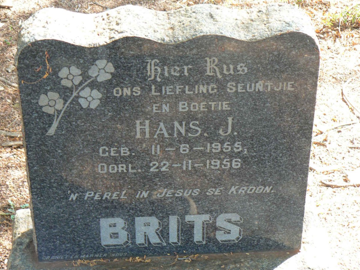 BRITS Hans J. 1955-1956