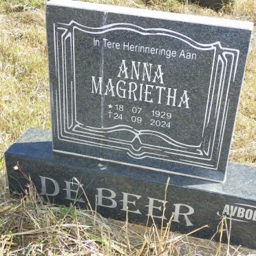 BEER Anna Magrietha, de 1929-2024