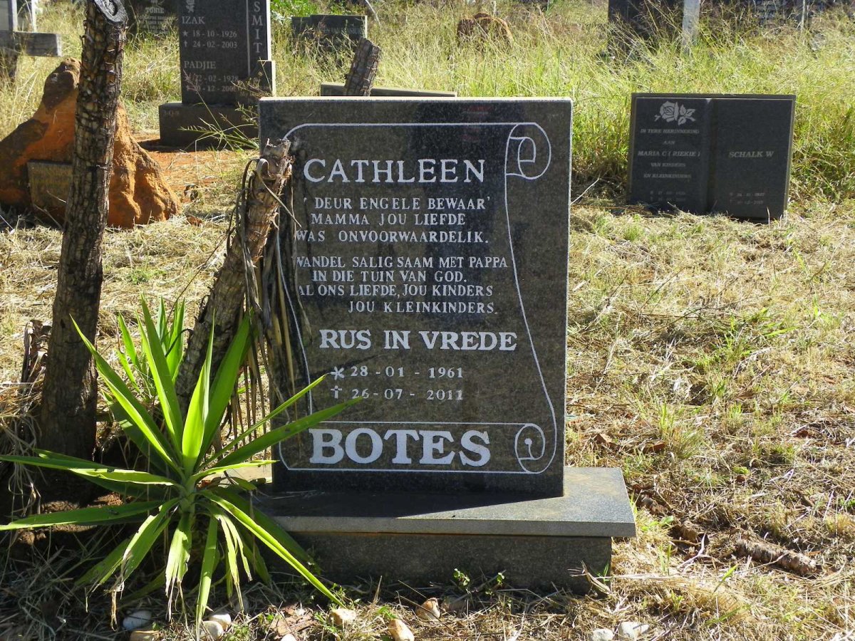 BOTES Cathleen 1961-2011