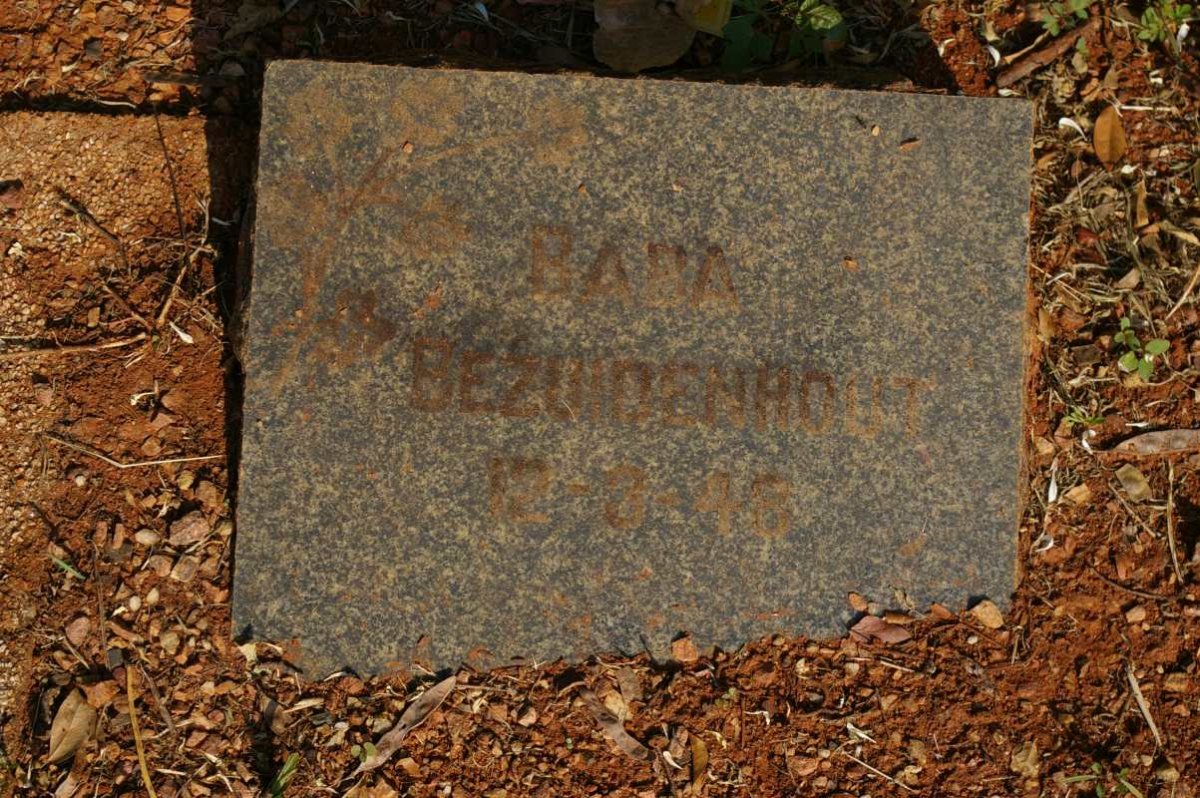 BEZUIDENHOUT Baba 1948-1948