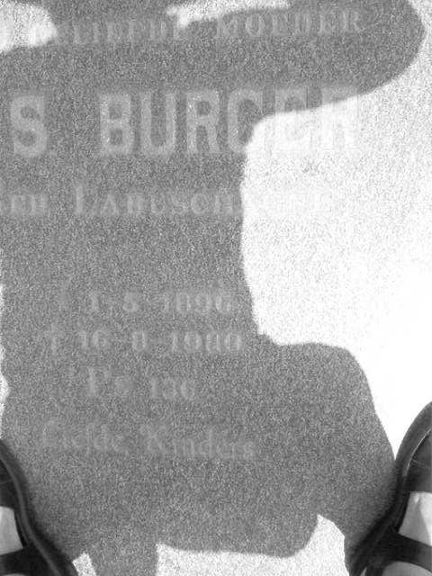 BURGER S. nee LABUSCHAGNE 1896-1980