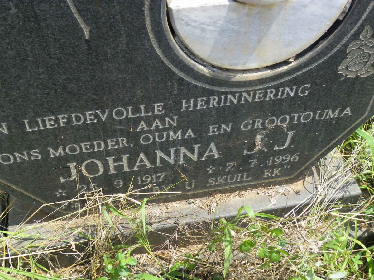 BARRY M.H. 1919-1988 &amp; Johanna J.J. 1917-1996