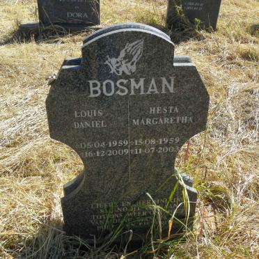 BOSMAN Louis Daniel 1959-2009 & Hesta Margaretha 1959-2003