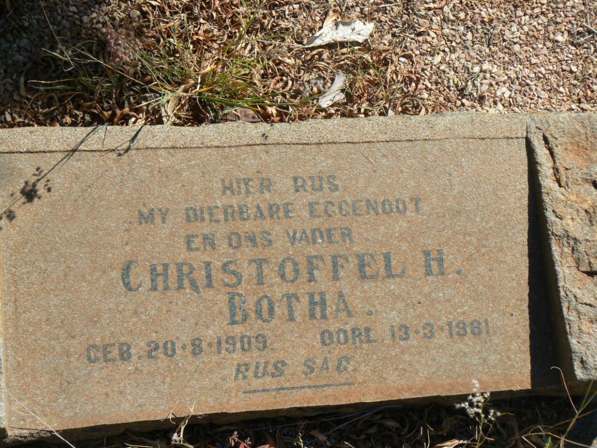 BOTHA Christoffel H. 1909-1961