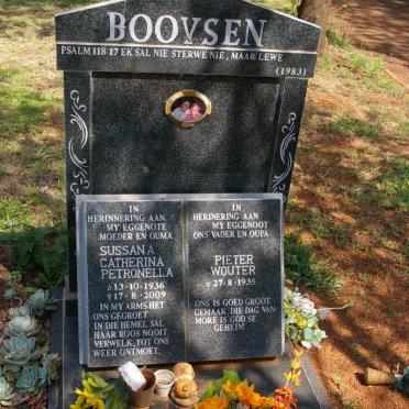BOOYSEN Pieter Wouter 1935- &amp; Sussana Catherina Petronella 1936-2009 _1