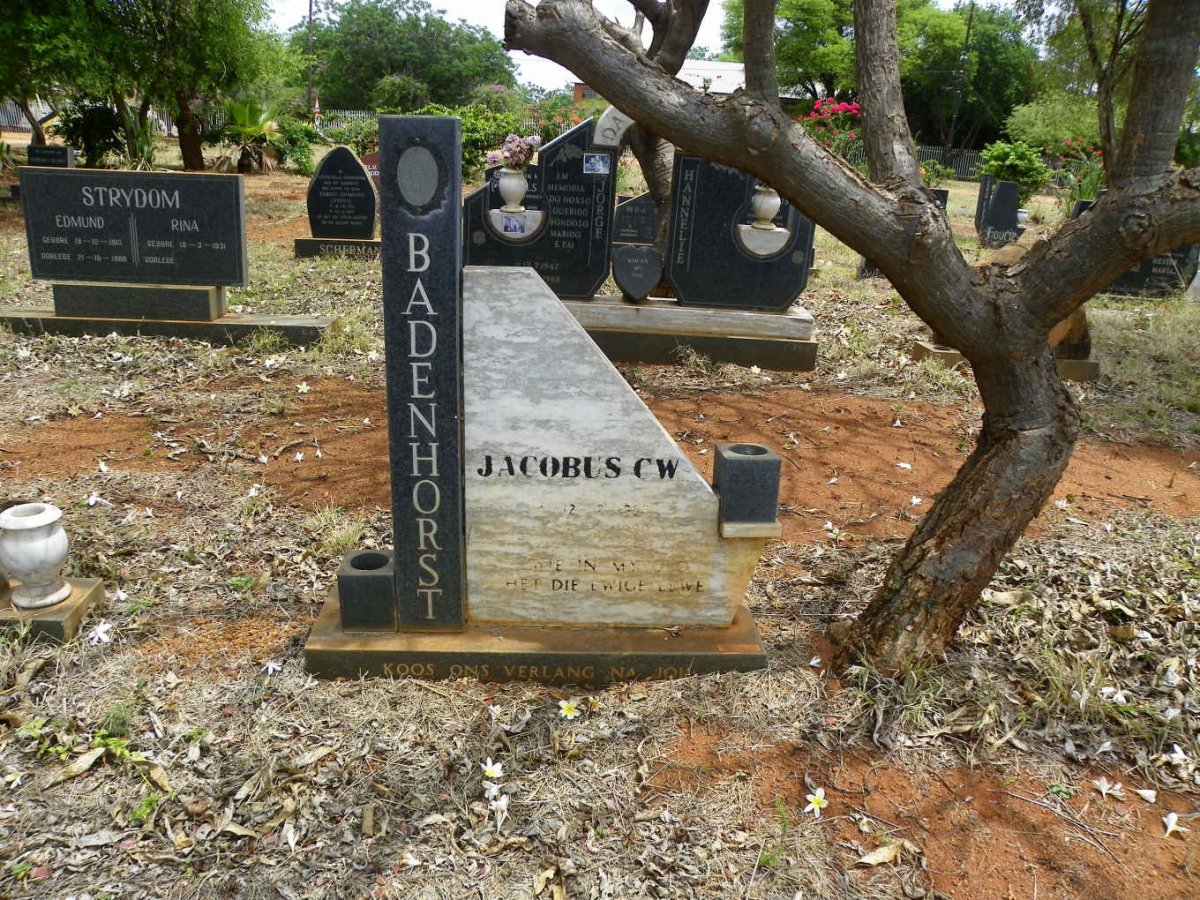 BADENHORST Jacobus C.W. 1953-1990 _1