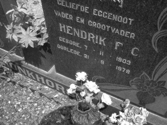 BRONKHORST Hendrik F.C. 1903-1978