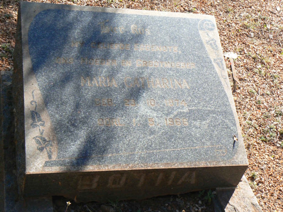 BOTHA Maria Catharina 1874-1966