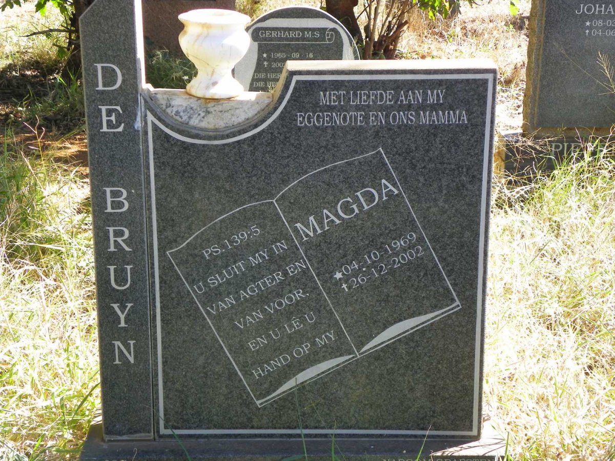 BRUYN Magda, de 1969-2002