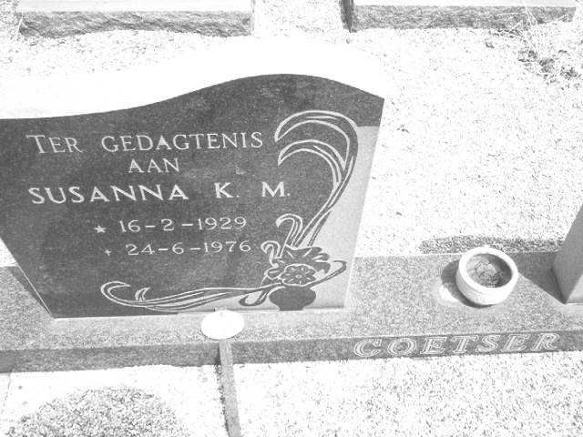 COETSER Lodewyk W. 1923-1992 & Susanna K.M. 1929-1976 _2