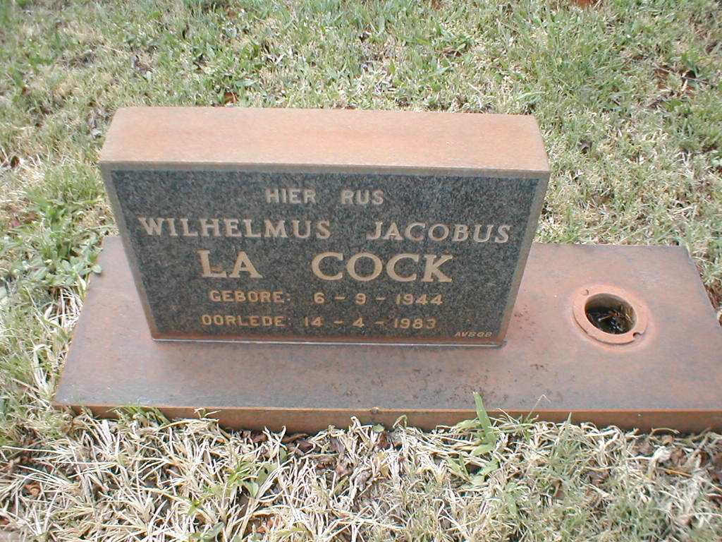 COCK Wilhelmus Jacobus, la 1944-1983