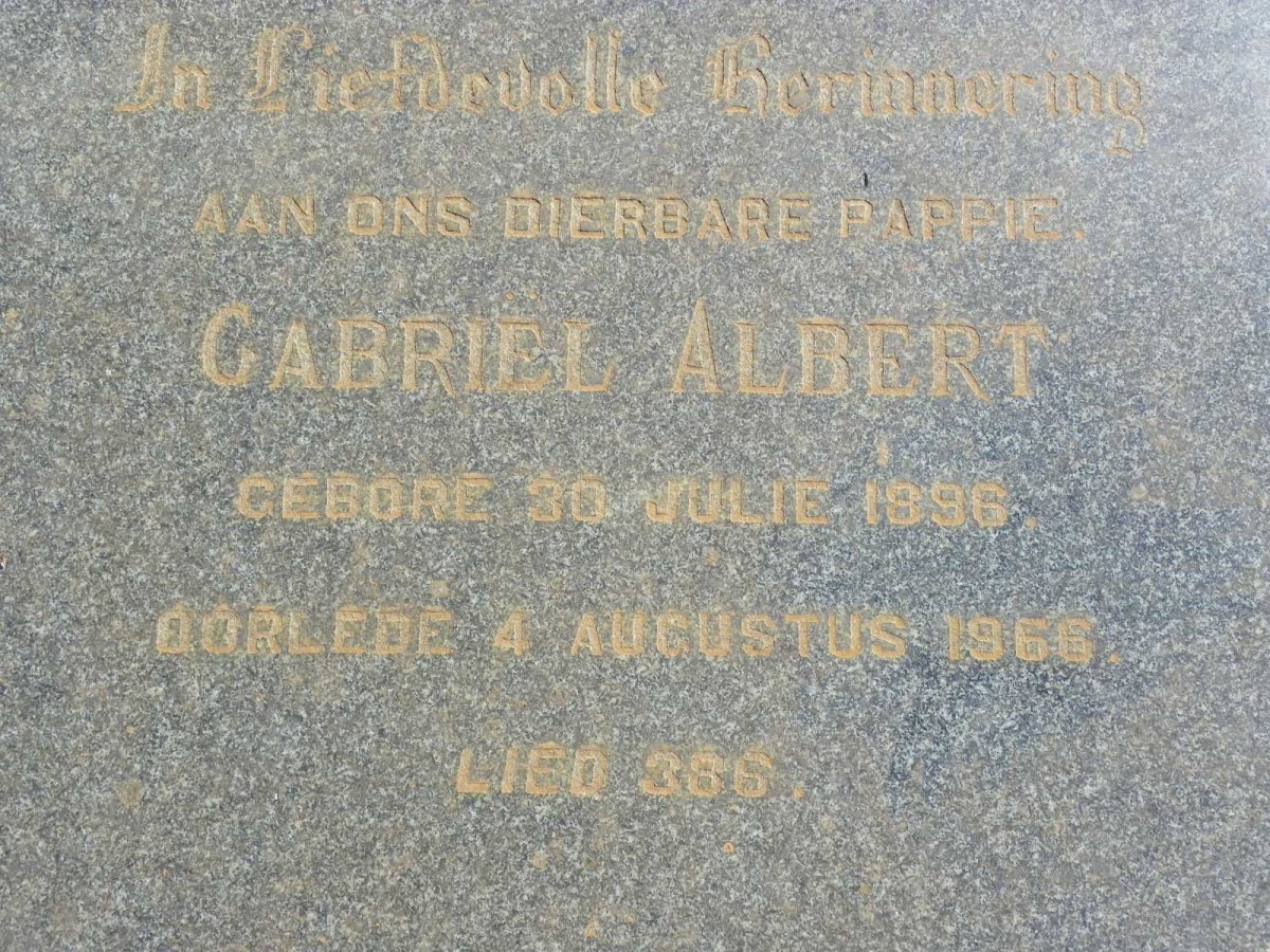 COETZEE Gabriel Albert 1896-1966 & Annie M.E. nee VENTER 1902-1961 _2