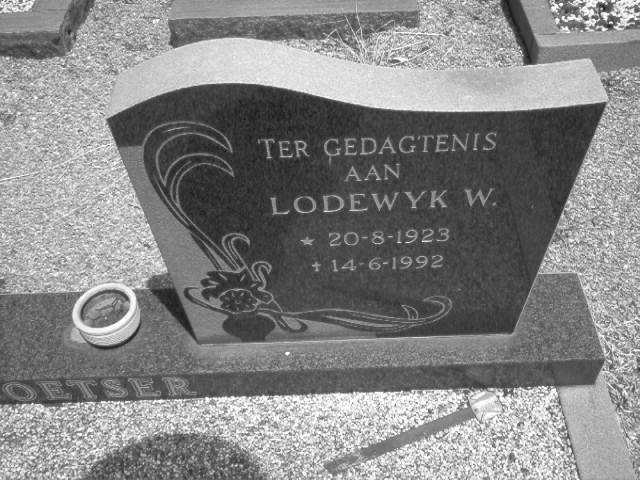 COETSER Lodewyk W. 1923-1992 & Susanna K.M. 1929-1976 _1