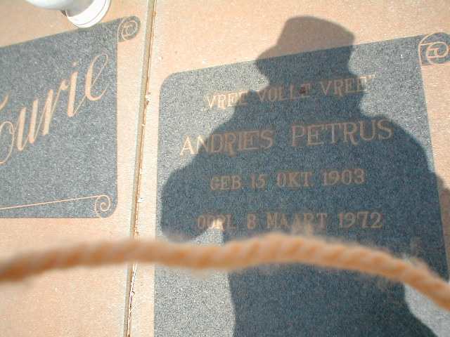 CURIE Andries Petrus 1903-1972