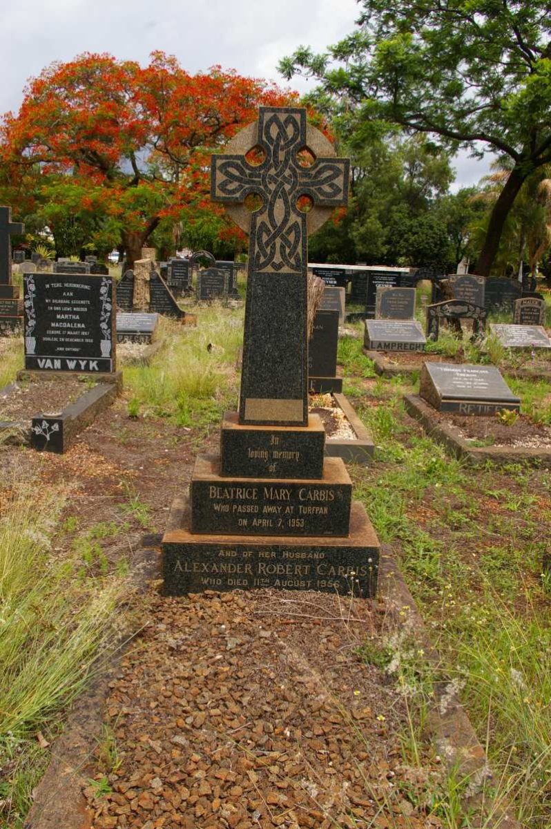 CARBIS Alexander Robert -1956 &amp; Beatrice Mary -1953 _1