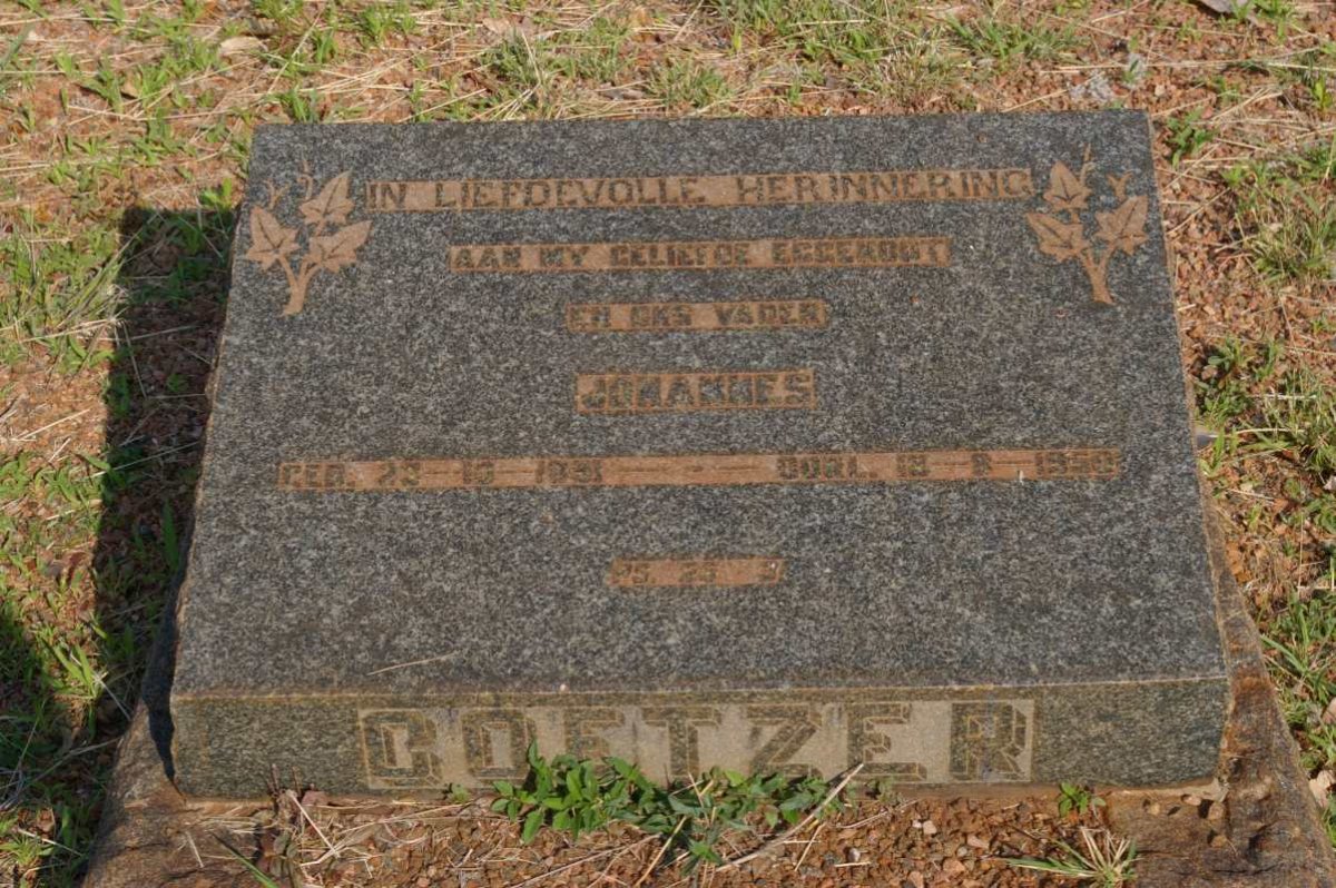 COETZER Johannes -1950