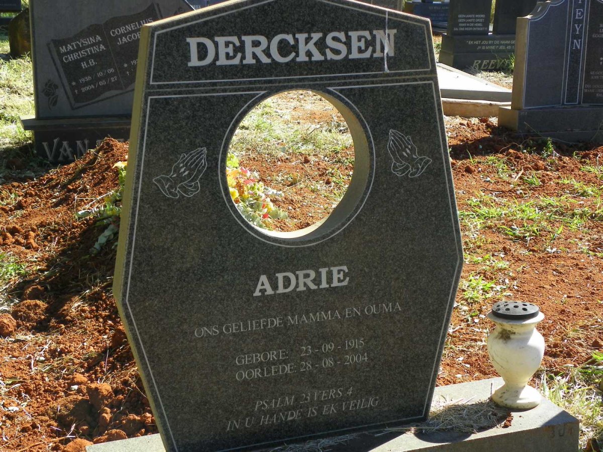 DERKSEN Adrie 1915-2004
