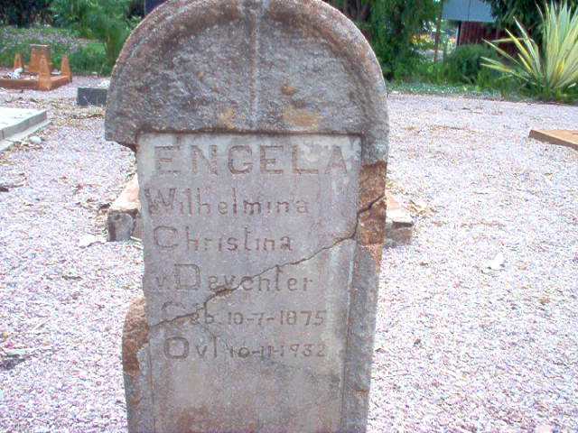DEVENTER Engela Wilhelmina Christina, van 1875-1932