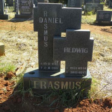 ERASMUS Daniel 1919-2001 & Hedwig 1923-2013