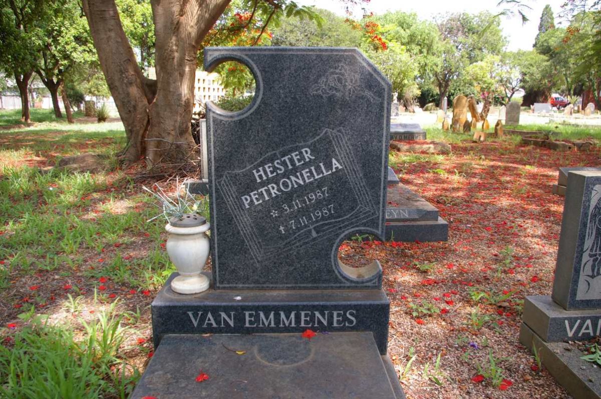 EMMENES Hester Petronella, van 1987-1987