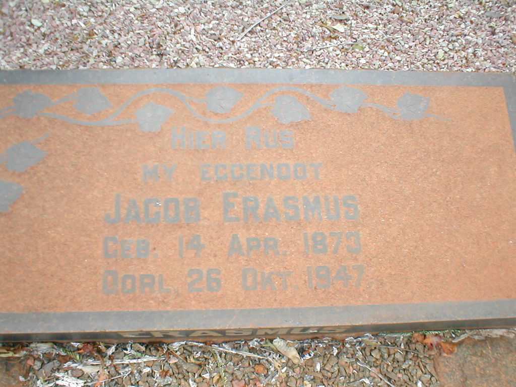 ERASMUS Jacob 1873-1947