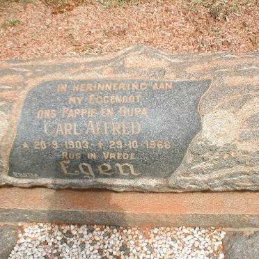 EGEN Carl Alfred 1903-1968