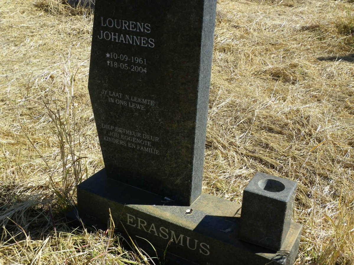 ERASMUS Lourens Johannes 1961-2004